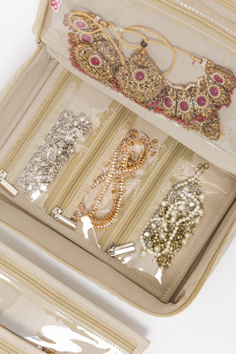 Jewelry Bag Organizer (7 Removable Jewelry Pouches) - Image 3